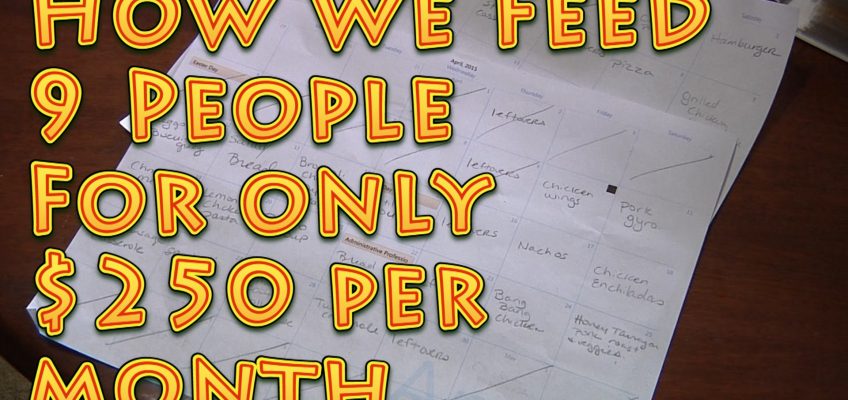 How They Feed a Family of 9 for $250 a Month (Video)