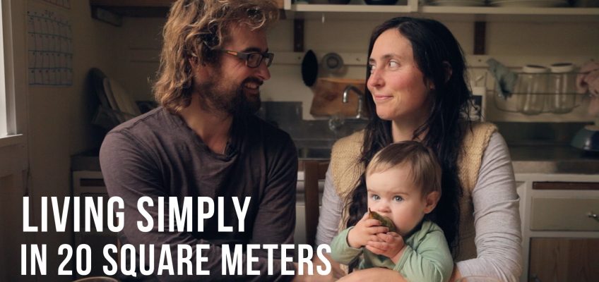 Living Simply in a Tiny Off-Grid Cabin (Video)