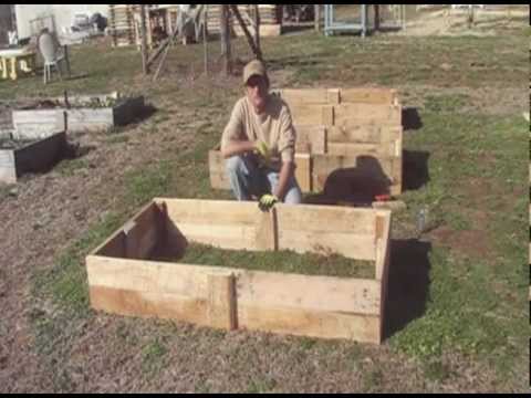 Raised Beds from Pallets