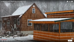 First Snow of Winter on the Homestead (Video)