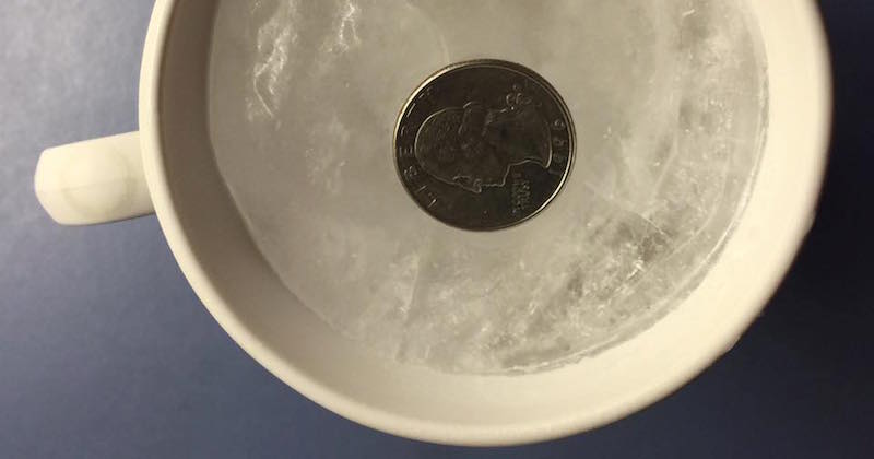 The Coin in the Freezer Trick