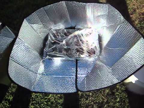 DIY $5 Funnel Solar Oven (Video)