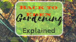 Back to Eden Gardening Explained