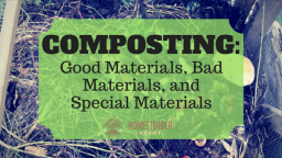 Composting: Good Materials, Bad Materials, and Special Materials (Infographic)