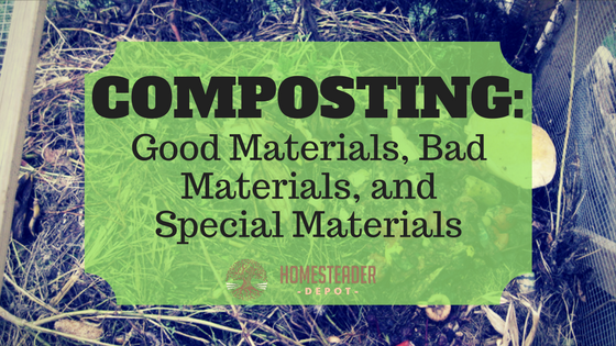 Composting: Good Materials, Bad Materials, and Special Materials (Infographic)