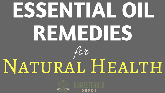 Essential Oils for Natural Health (Infographic)