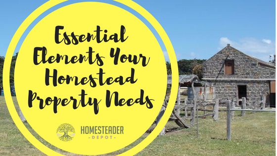Essential Elements Your Homestead Property Needs