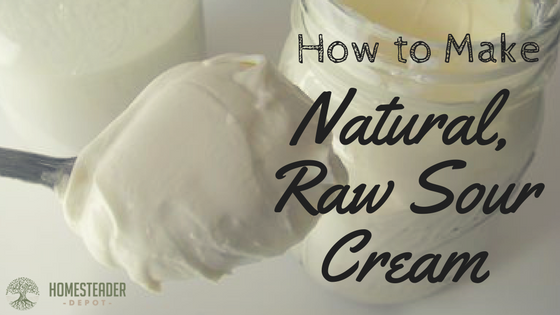 Natural, Raw Sour Cream