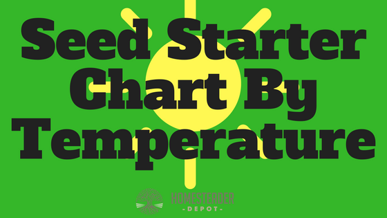 Seed Starter Chart By Temperature (Infographic)