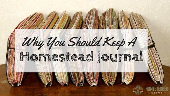 Why You Should Keep a Homesteading Journal