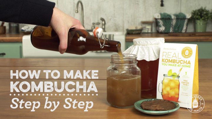 How to Make Kombucha Tea (Video)