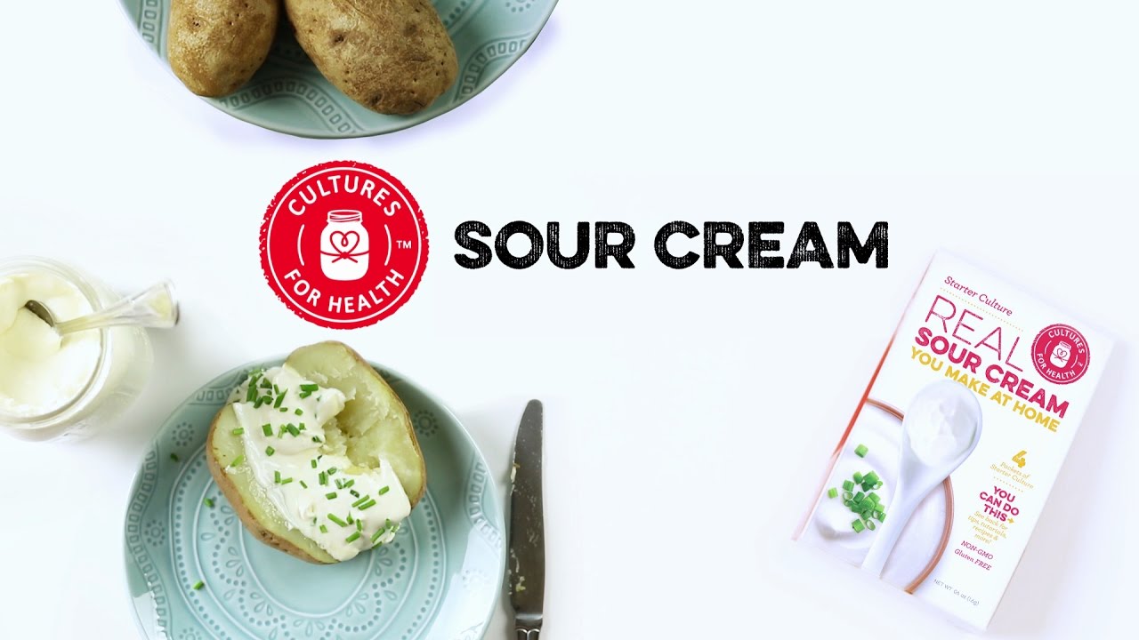 How to Make Sour Cream (Video)